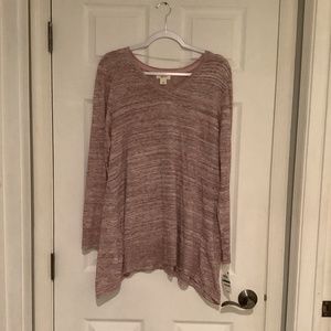 Style & Co Space Dye Knit Tunic NWT